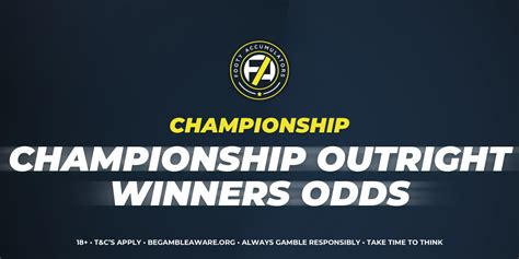 championship outright odds|Championship Betting Odds 2023/24 .